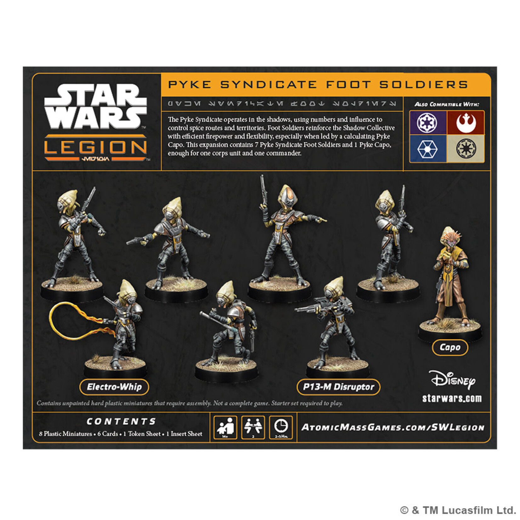 Atomic Mass Games PRERELEASE Star Wars: Legion: Pyke Syndicate Foot Soldiers