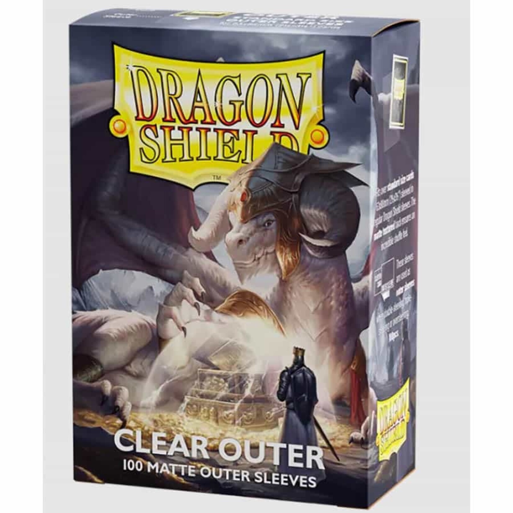 Arcane Tinmen Dragon Shield: 100 Matte Outer Sleeves: Clear