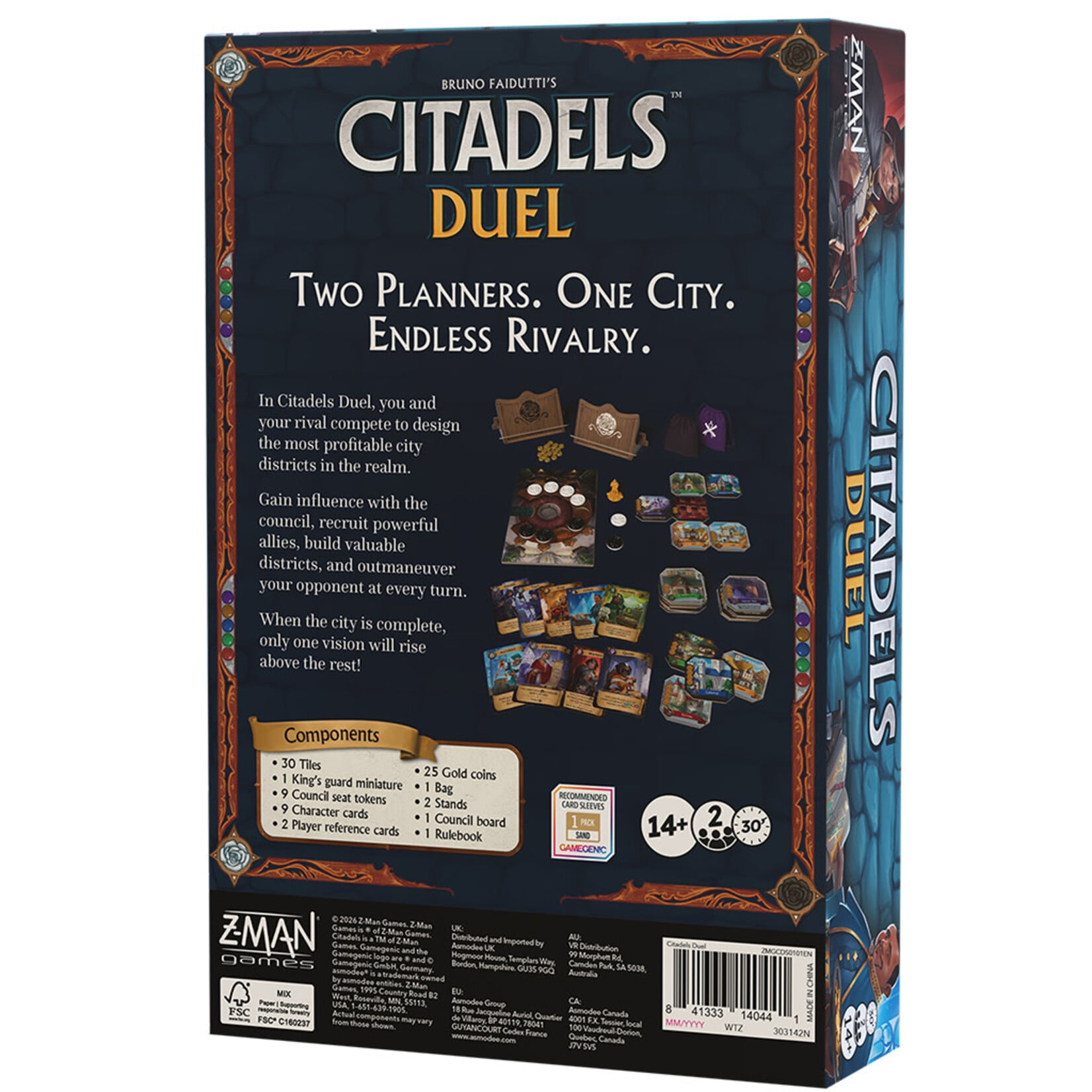 Z-Man Games Citadels Duel