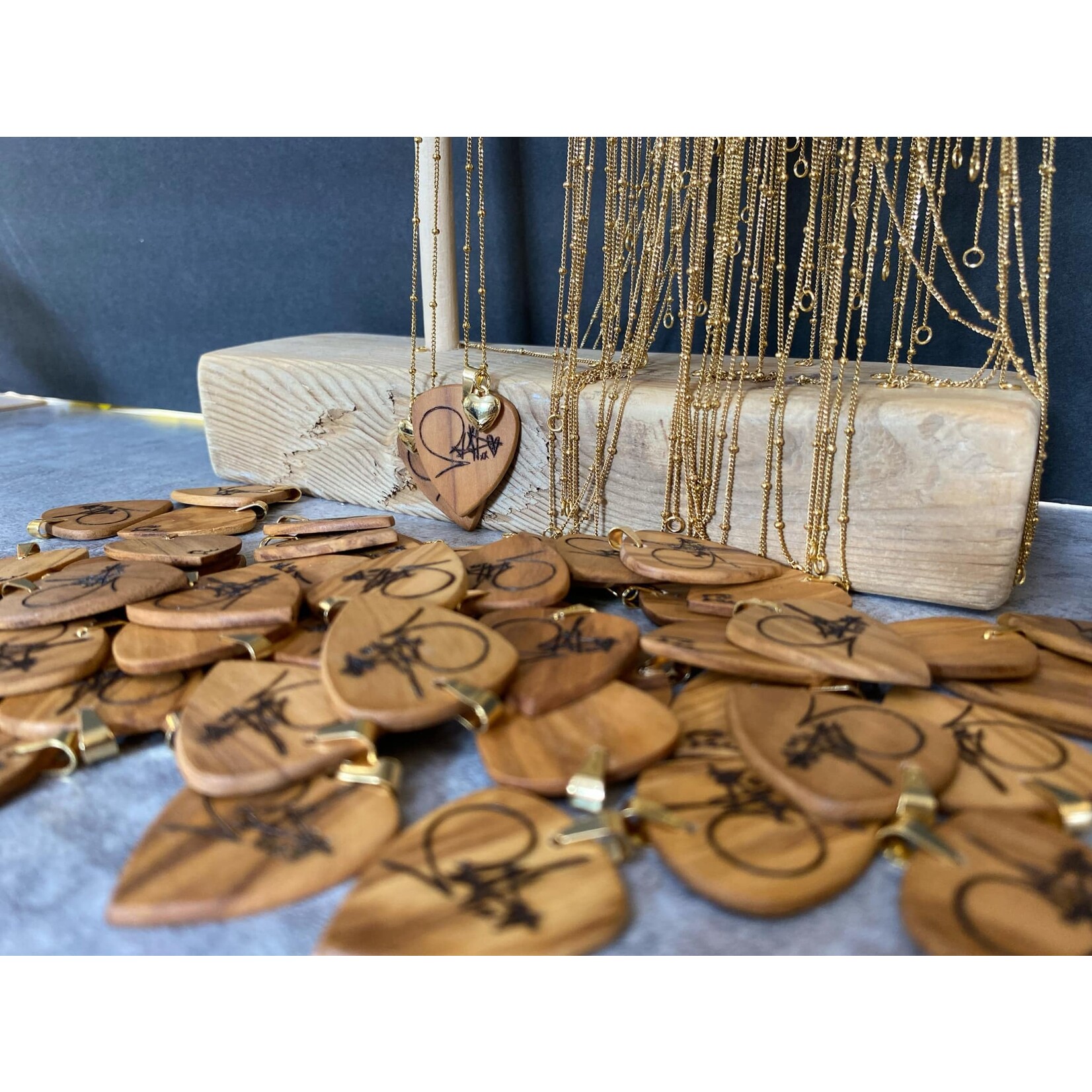 Collier 'Le petit coeur de ma mère' (plaqué or)