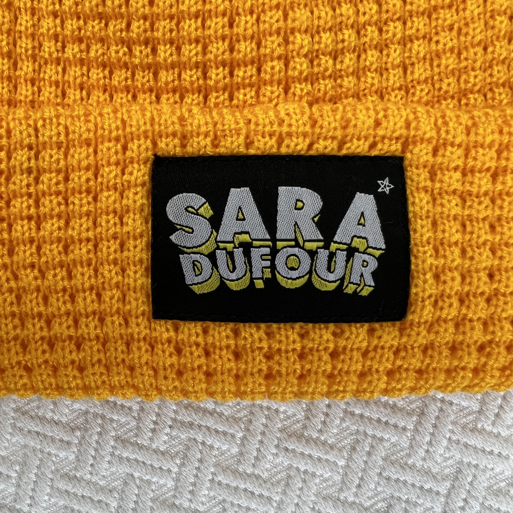 Tuque Jaune Orange 'Sara Dufour'