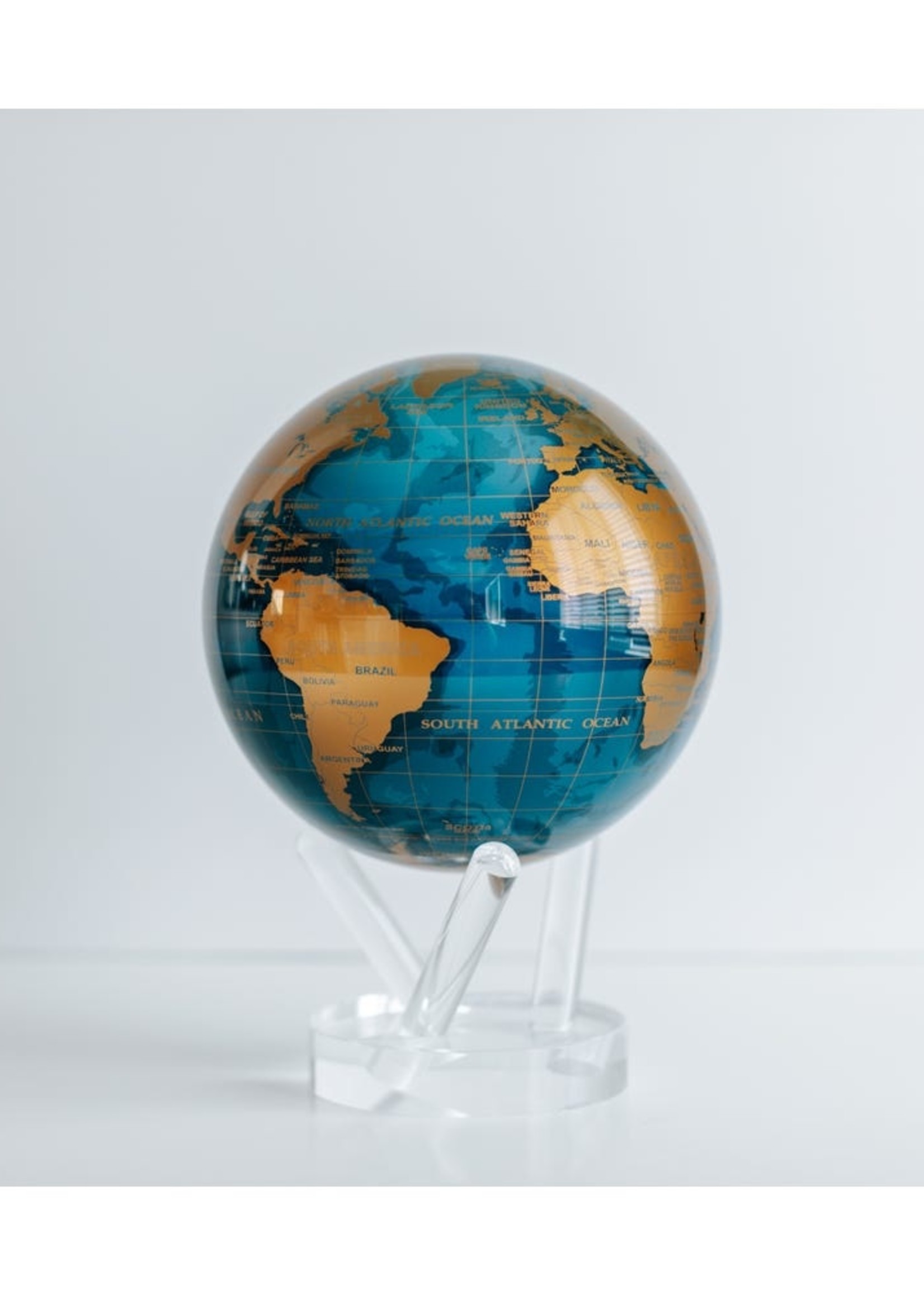 Mova Globes Mova Globe 6" Gold Terrestial/Dark Blue Ocean