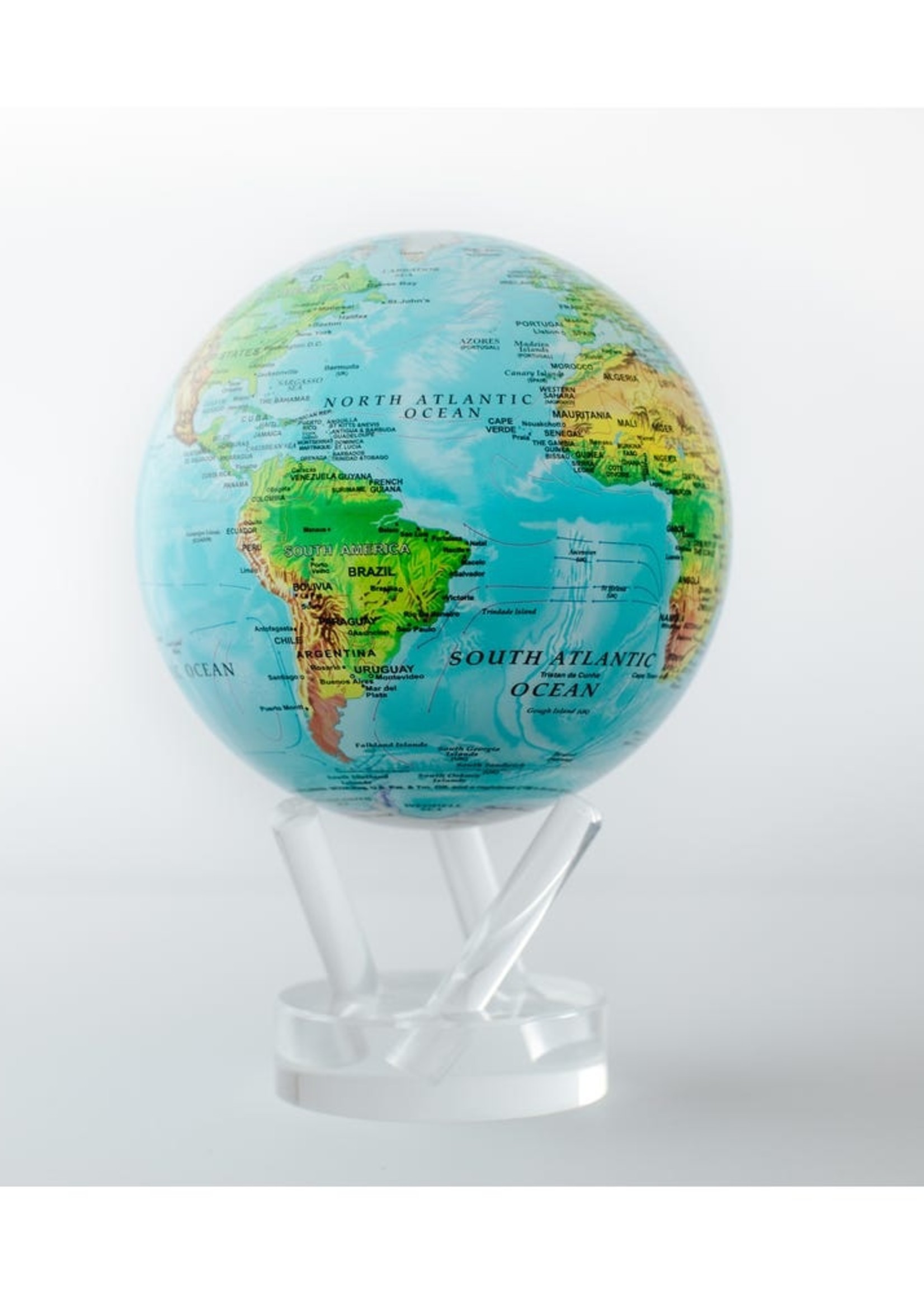 Mova Globes Mova Globe Relief Map * Blue * 4.5"