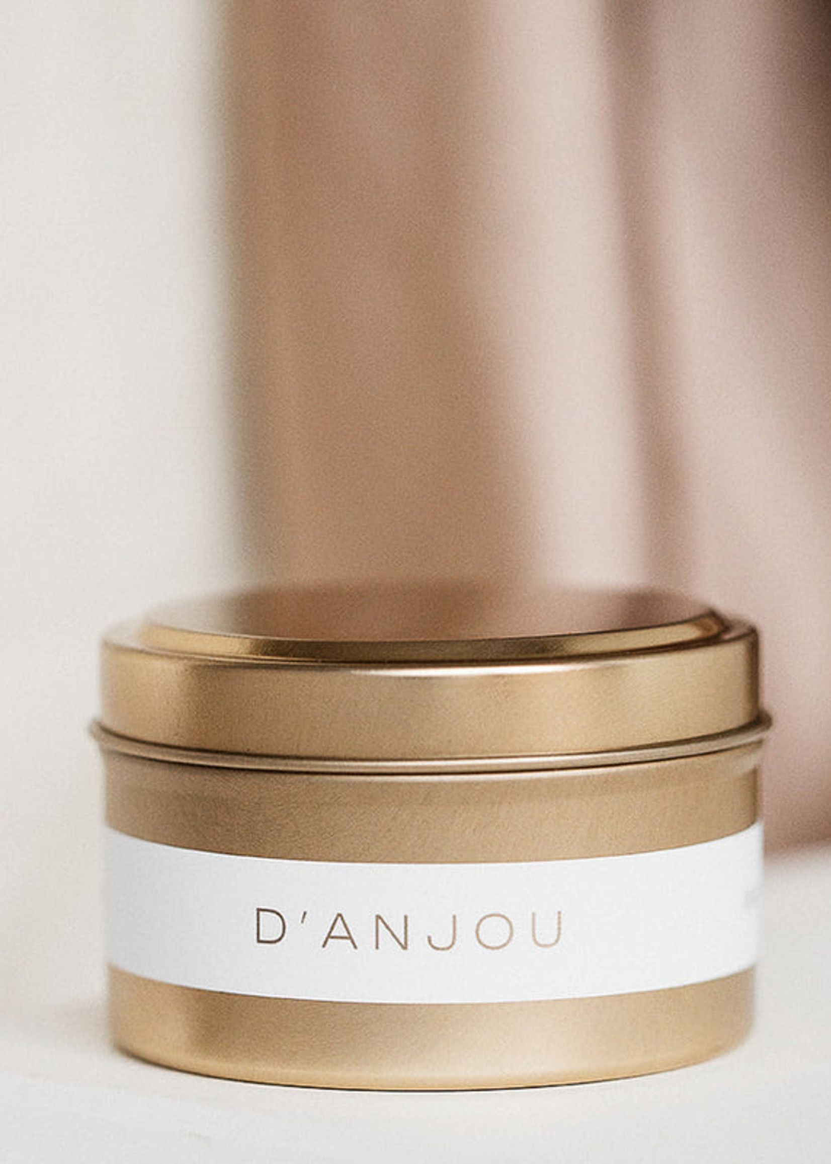Canvas Candle Company Canvas Gold Travel Tin - D'Anjou