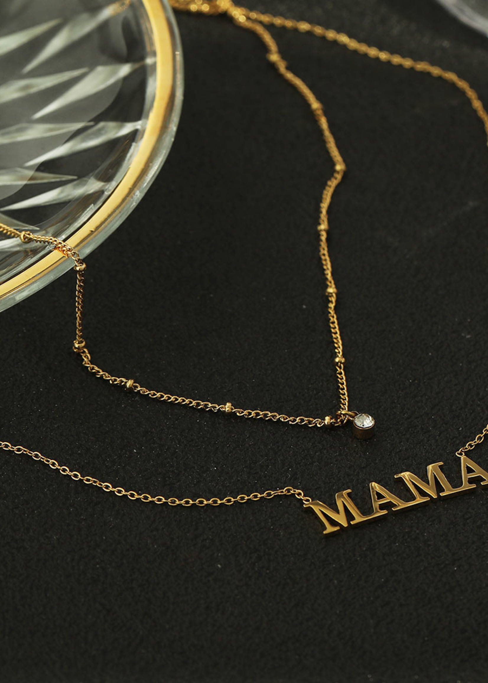 Hackney Nine/Dye Cast Mere Necklace * Gold