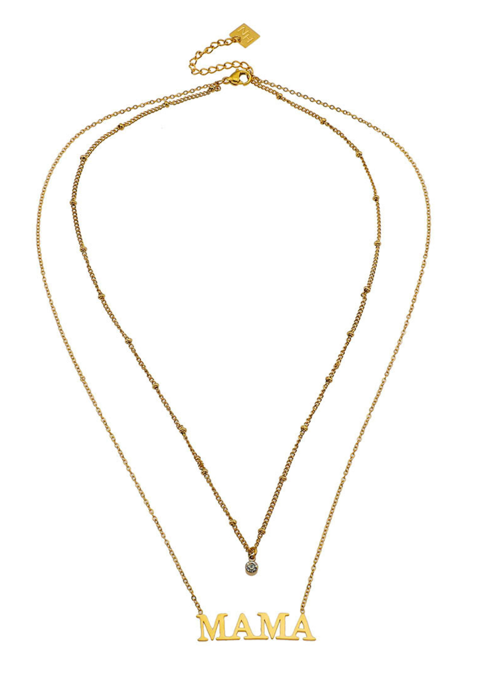 Hackney Nine/Dye Cast Mere Necklace * Gold