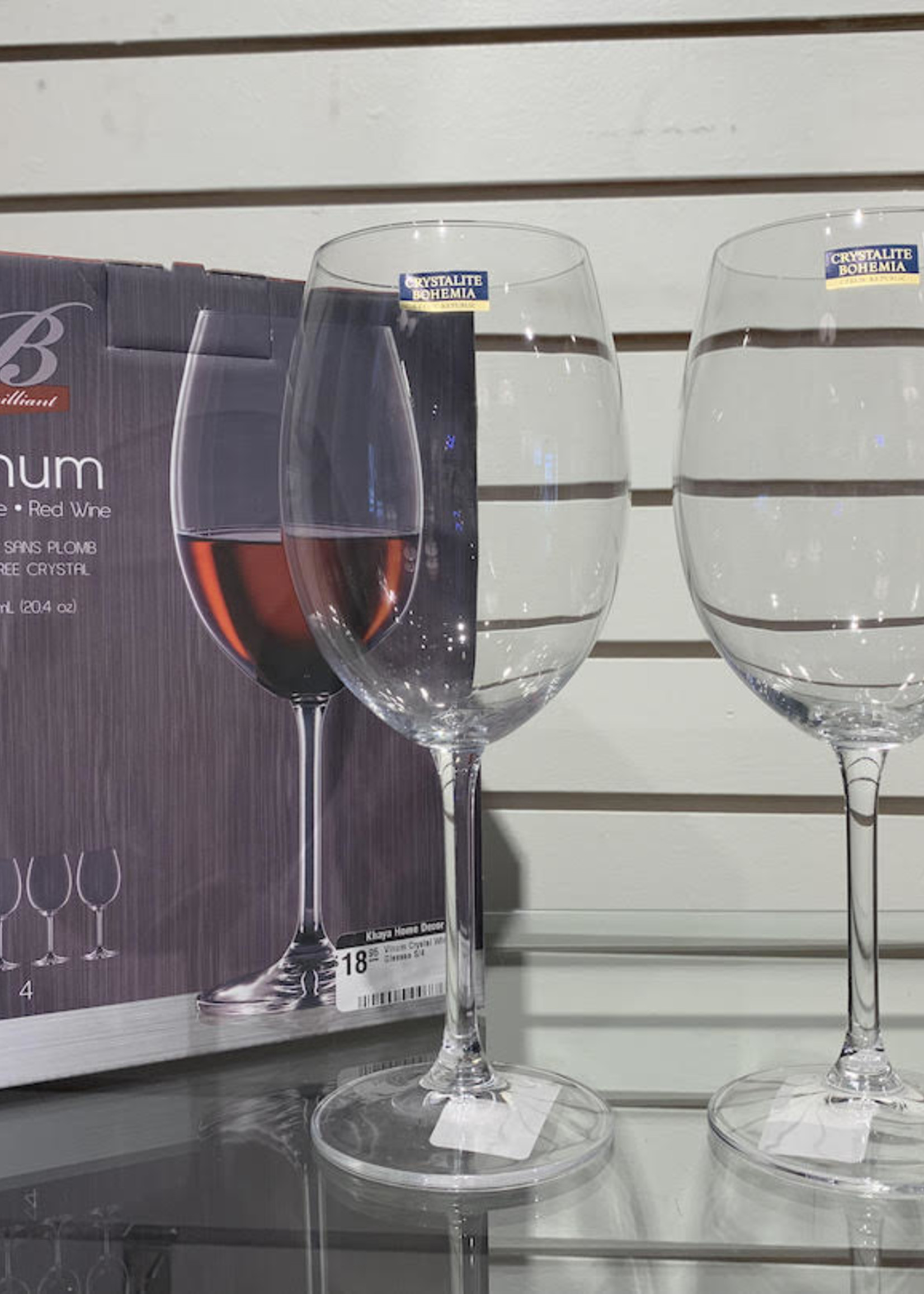 Vinum Crystal Wine Glasses S/4