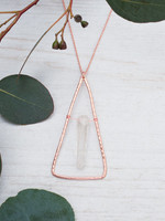 Glee Oracle Pendant Clear Rose