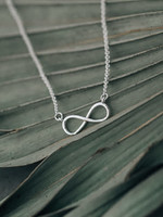 Glee Infinity Necklace * Silver