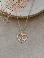 Glee Beach Lovers Necklace * Gold