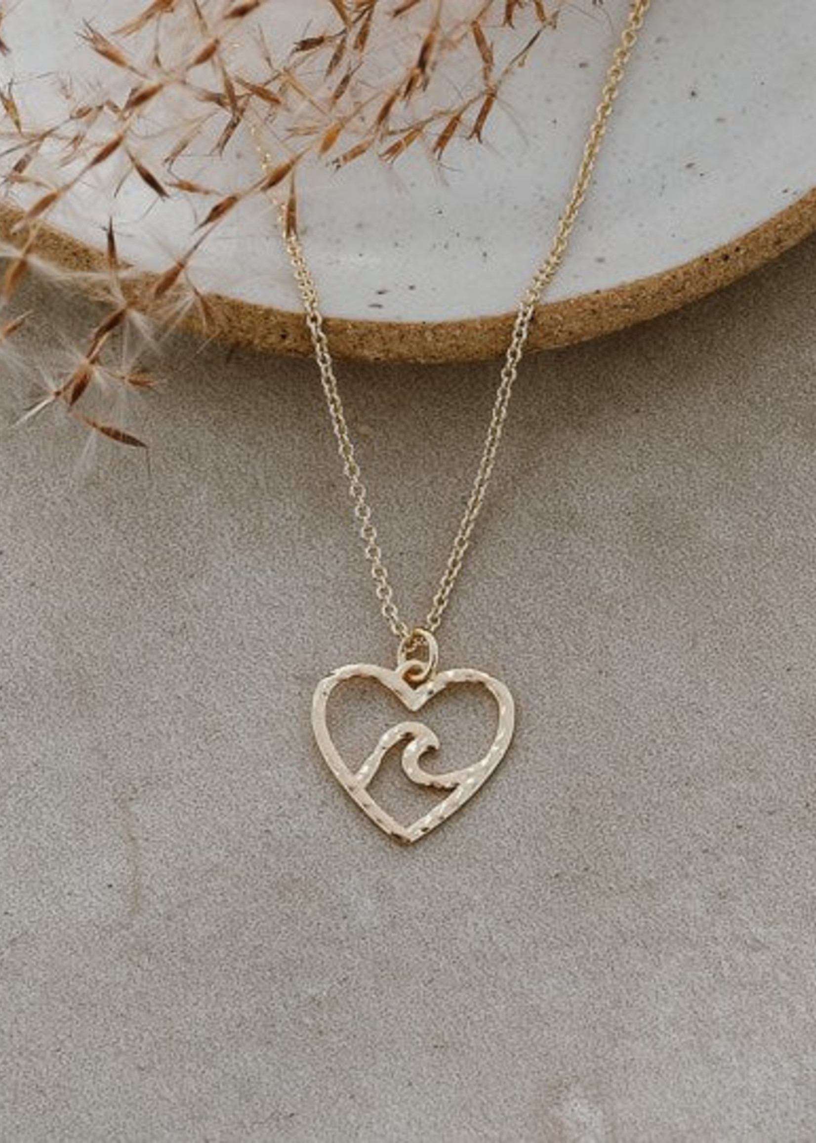 Glee Beach Lovers Necklace * Gold