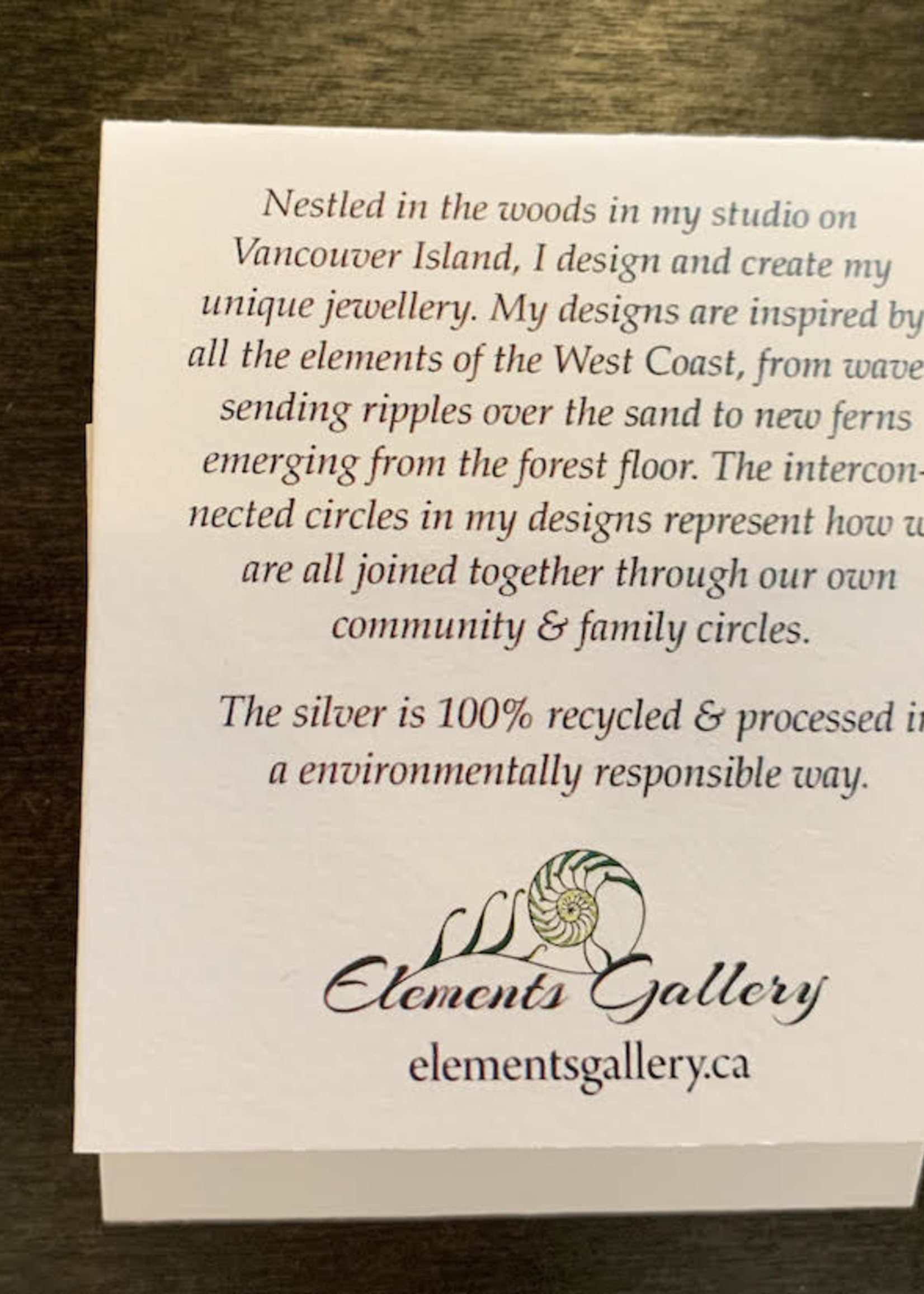 Elements Gallery Family  & Friendship Silver Ring Necklaces  * 5 Rings