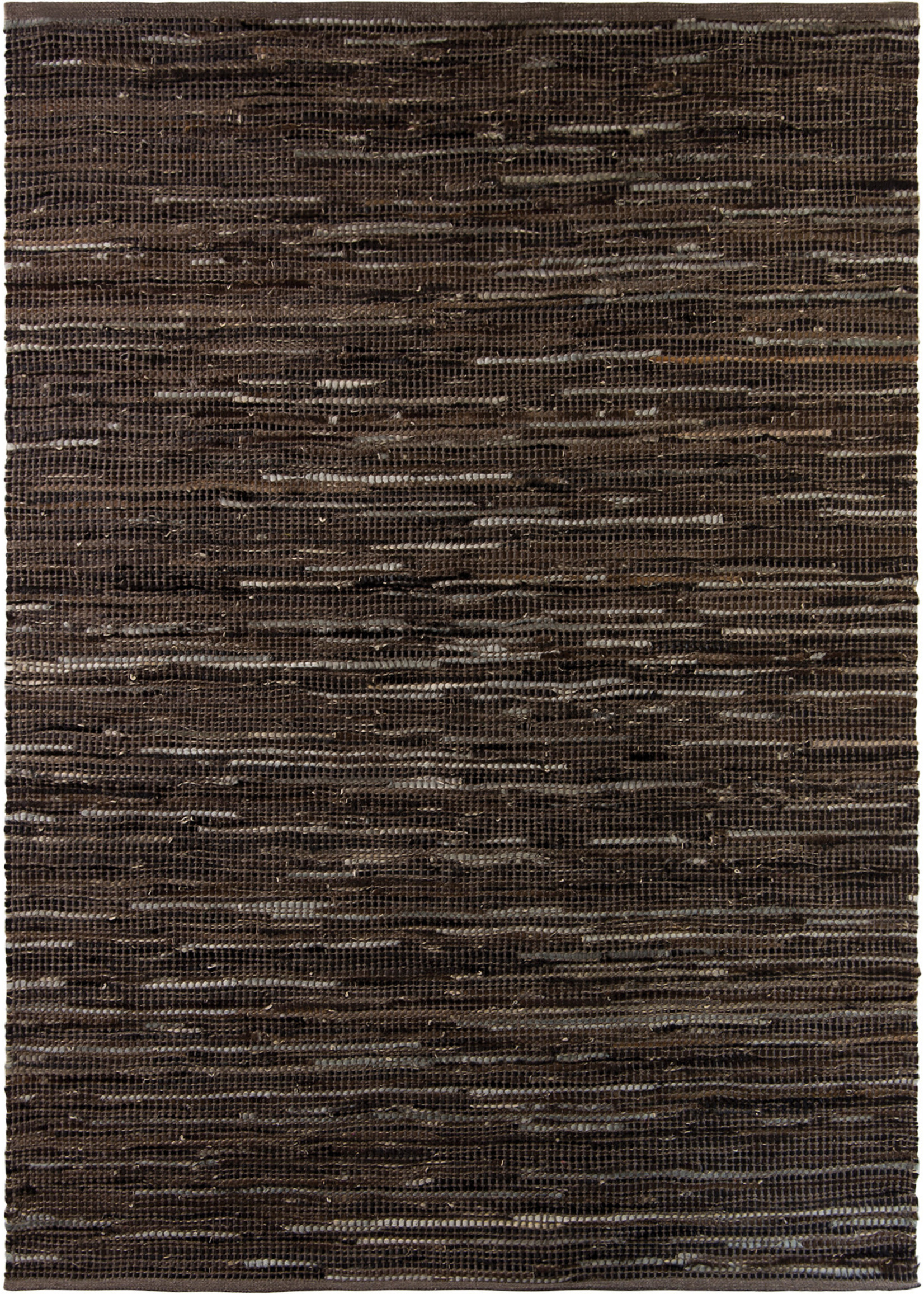 Renwil Miles 5'x7' Dark Brown Area Carpet