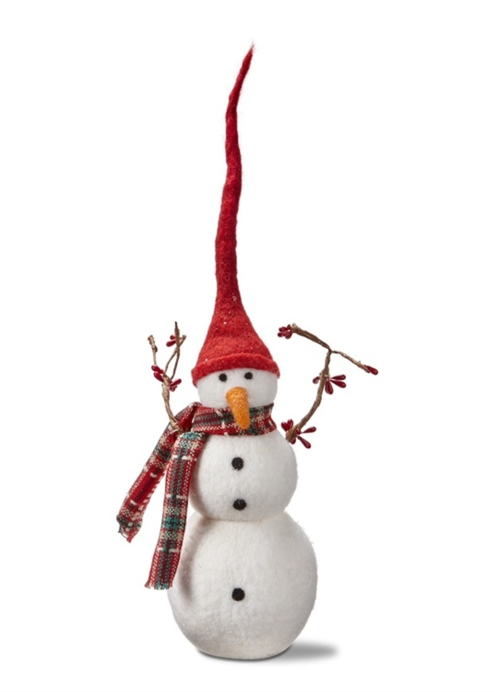 Tag Snowman with Branch Arms * Large