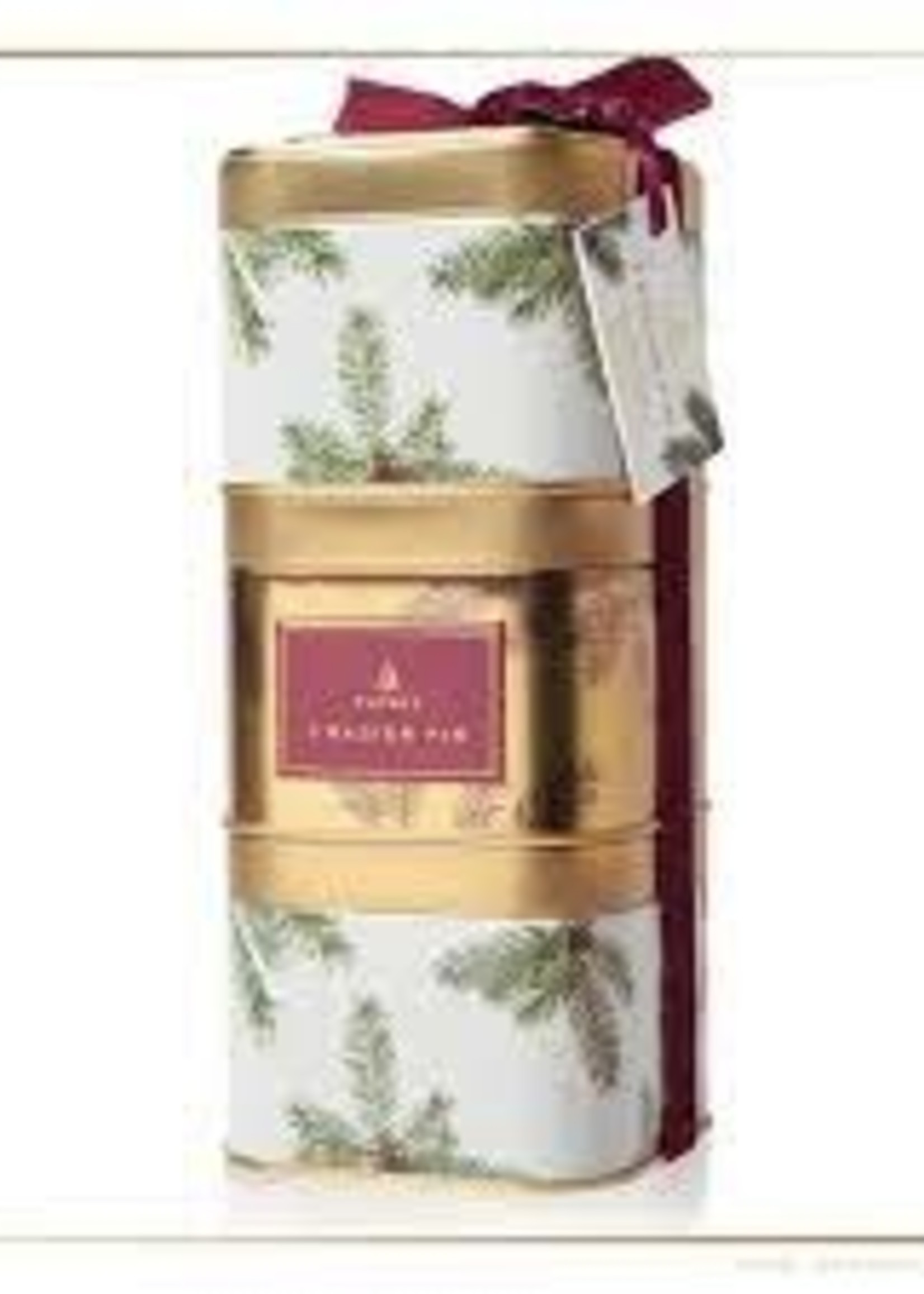 Thymes Fraser Fir Stackable Gift Tin Trio