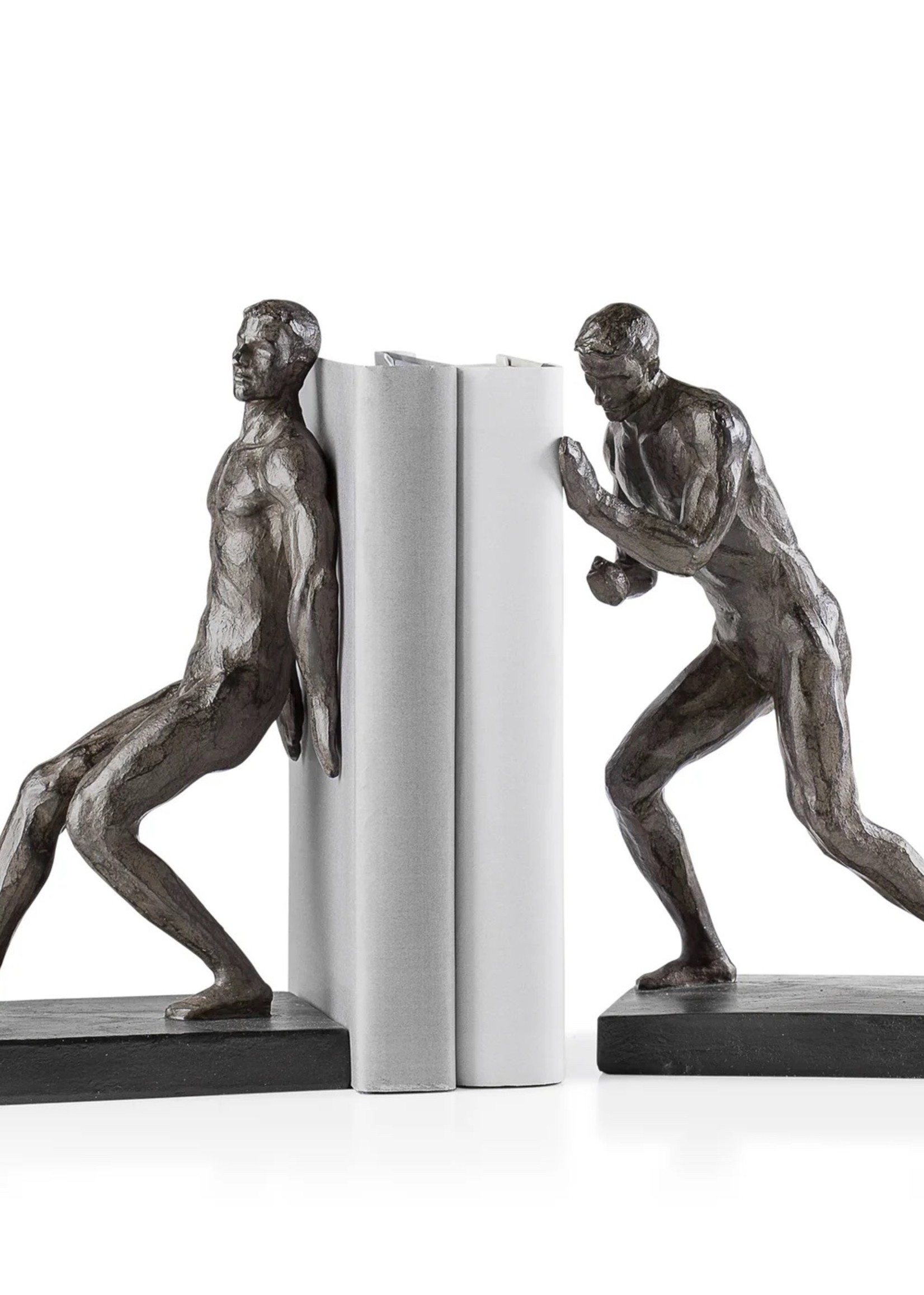 Torre & Tagus Resin Athletic Men Bookends - Set of 2