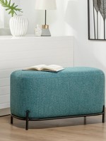 Torre & Tagus Pender Pin Leg Bench * Blue