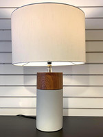 Loris Column Woodgrain Lamp