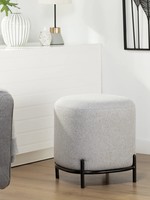 Torre & Tagus Pender Pin Leg Ottoman * Grey