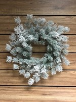 24" Snowy Split Pine Wreath