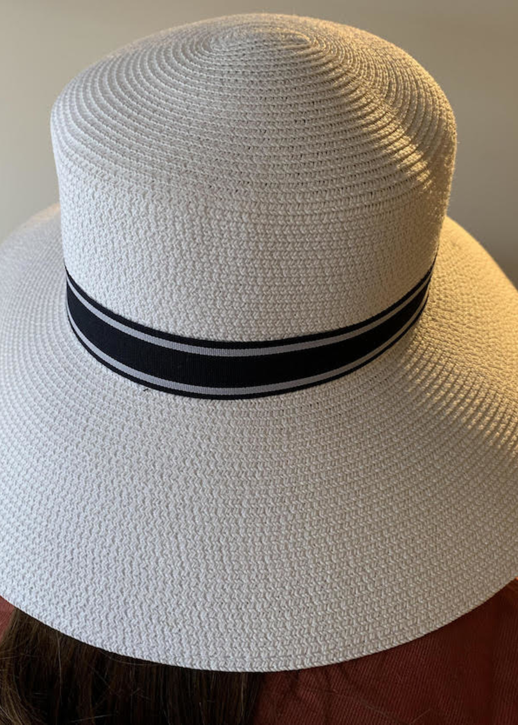 Wide Brim Summer Hat * White