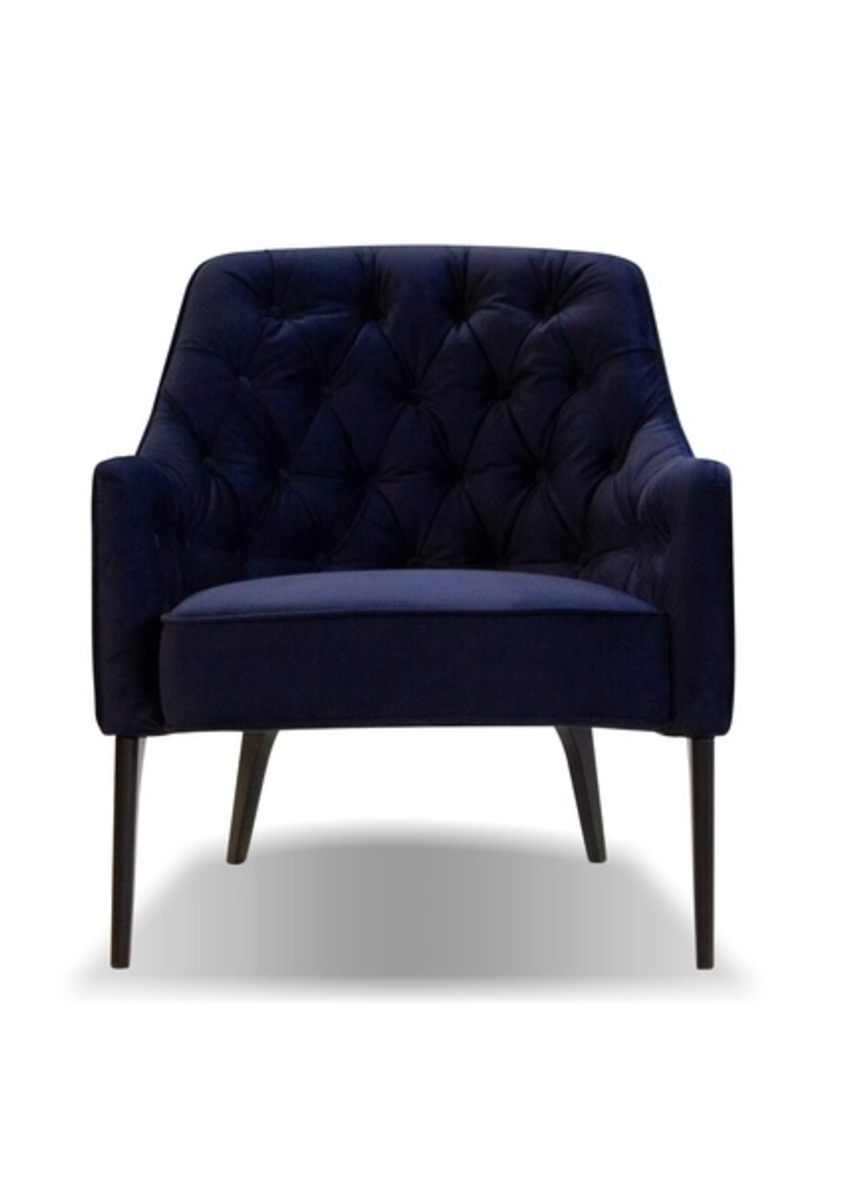 Ellington Velvet Armchair * Navy