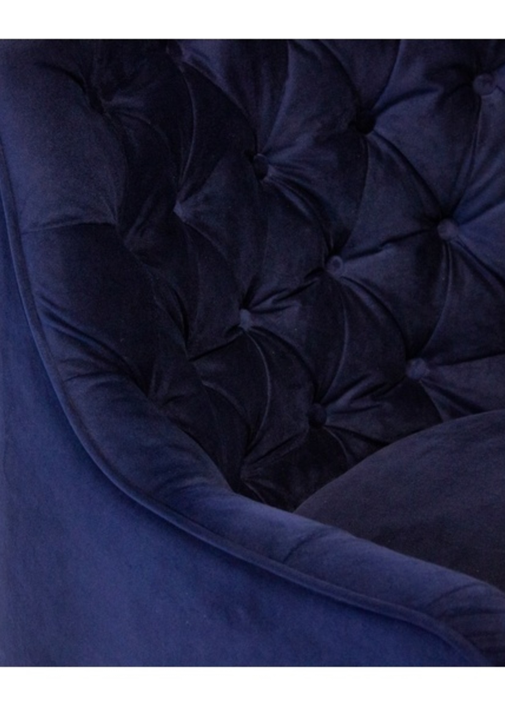 Ellington Velvet Armchair * Navy