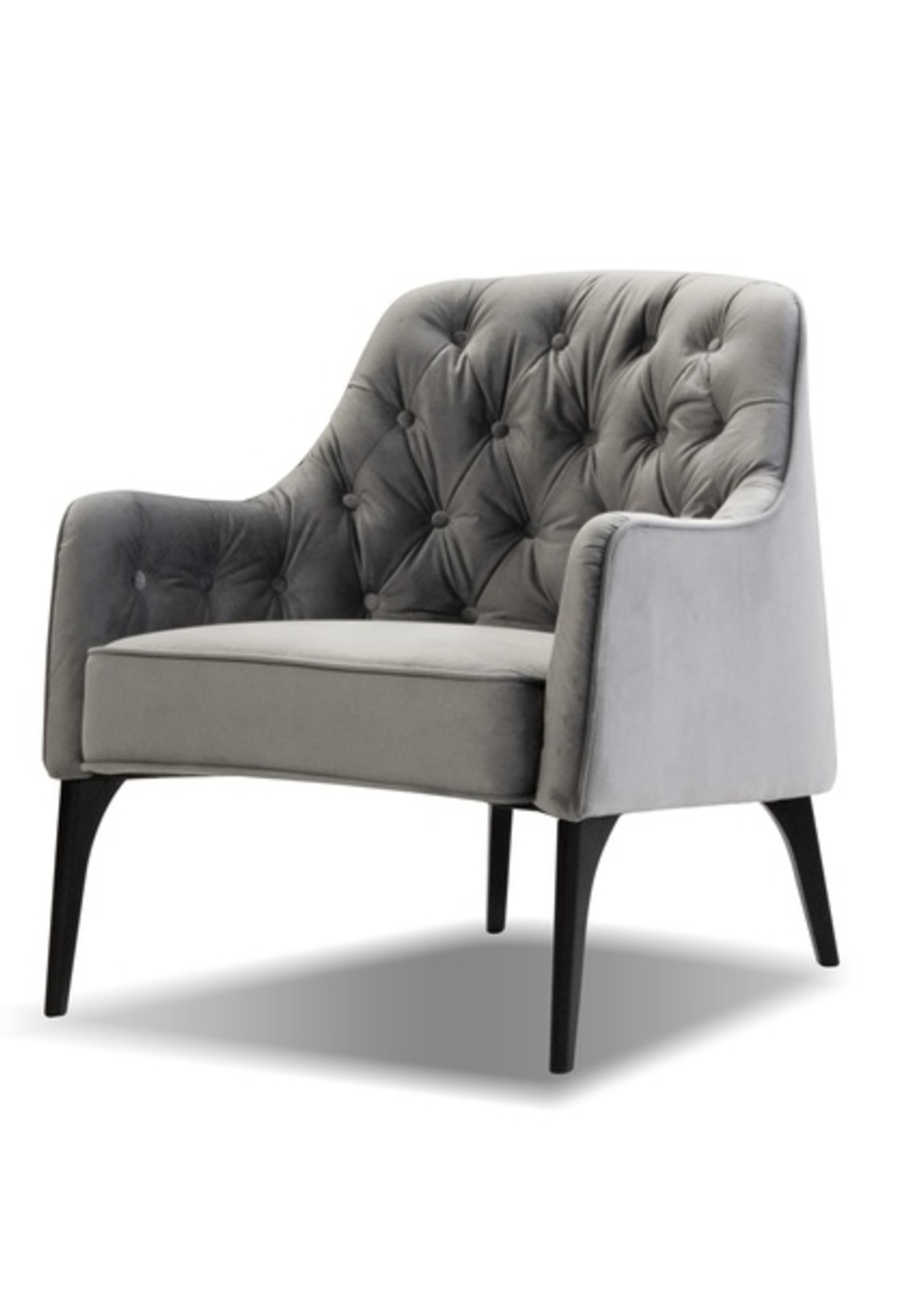 Mobital Ellington Velvet Armchair * Pewter