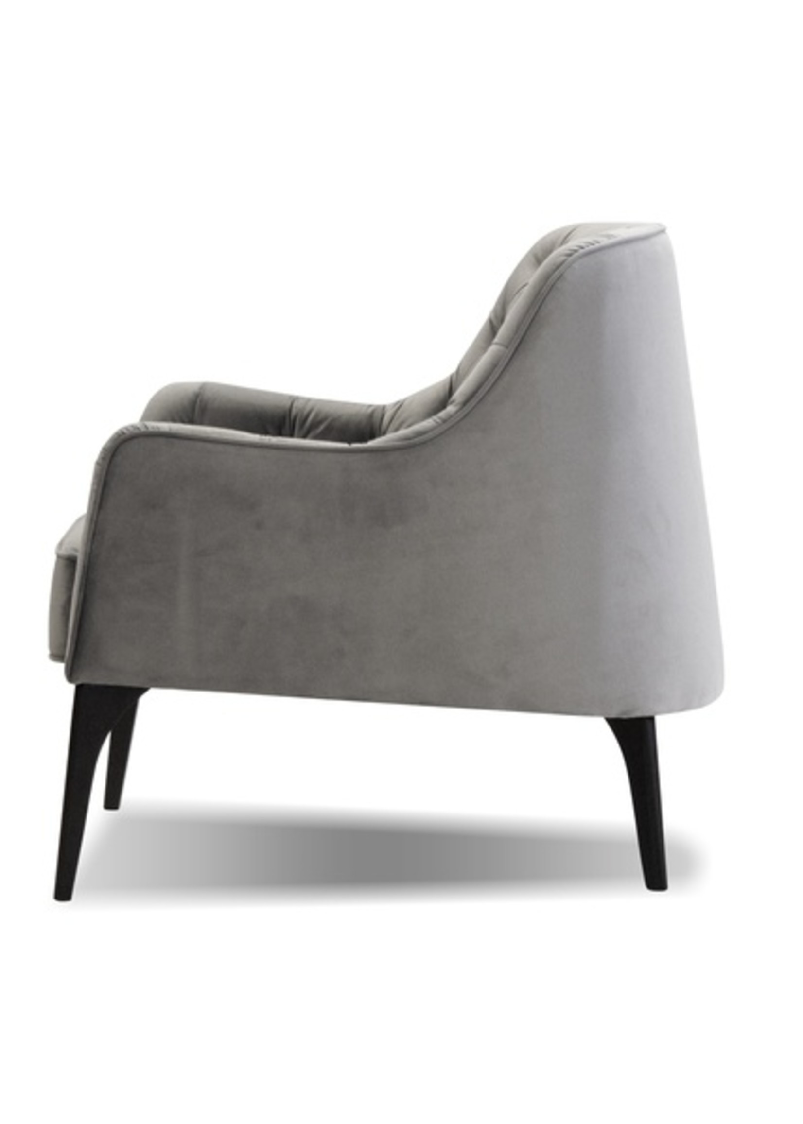 Ellington Velvet Armchair * Pewter