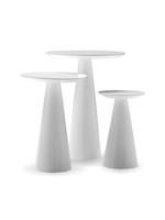 Tower End Table * Low * White