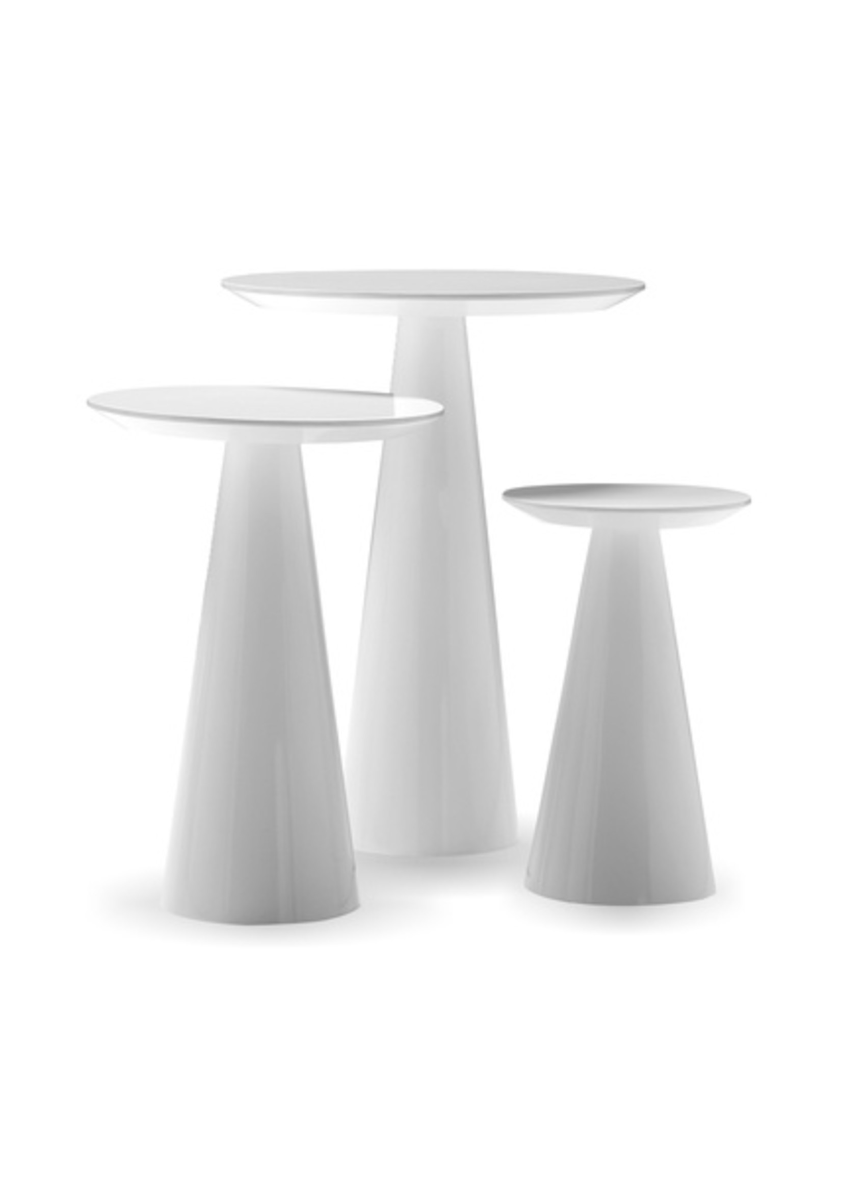 Mobital Tower End Table * Low * White
