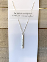 Elements Gallery Quote Necklace: "Be Fearless"