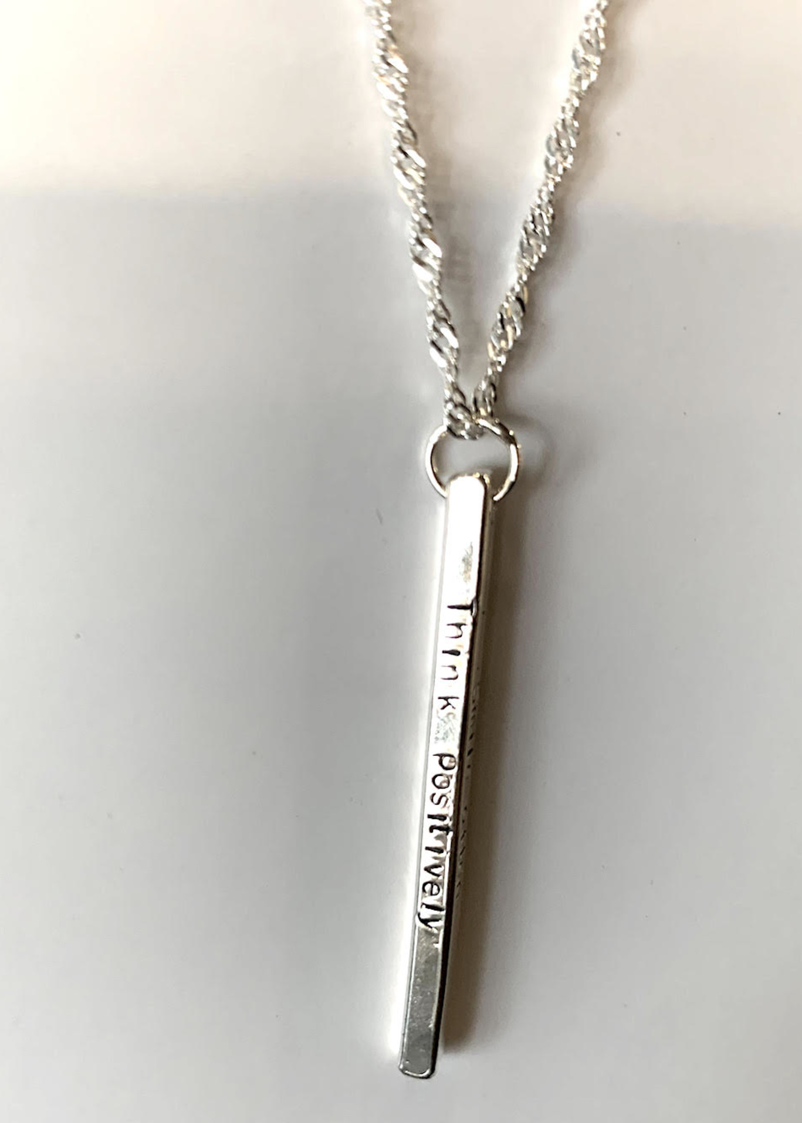 Elements Gallery Quote Necklace: "Give thanks"