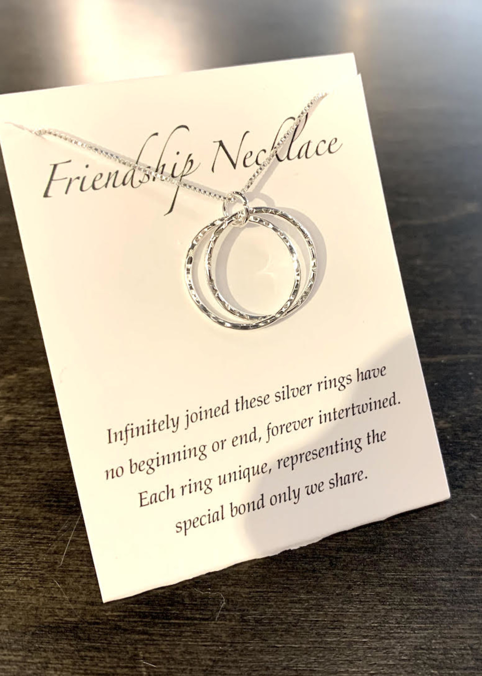 Elements Gallery "Friendship 2-Ring" Necklace
