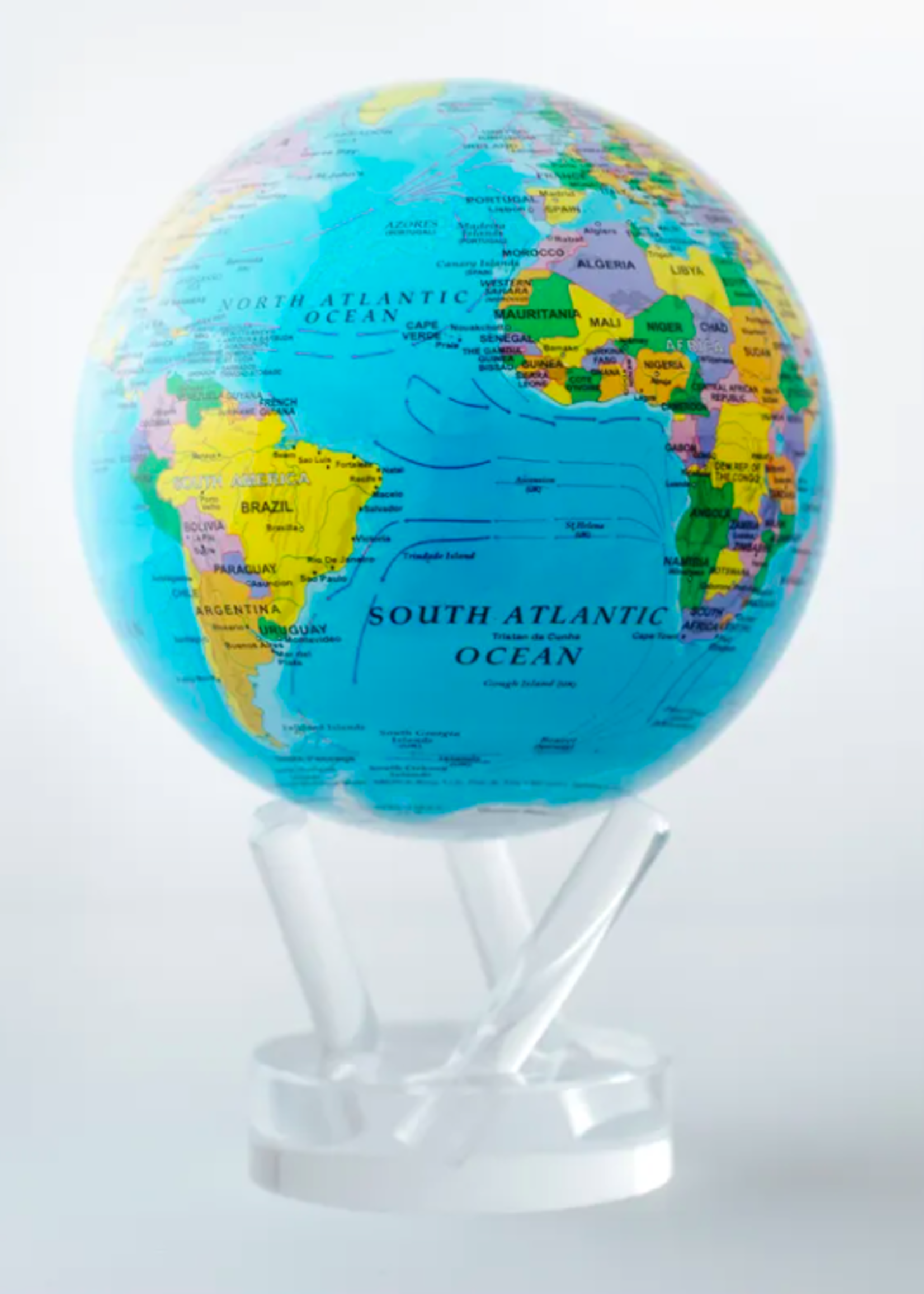 Mova Globes Mova Globe 4.5" Political Map * Blue