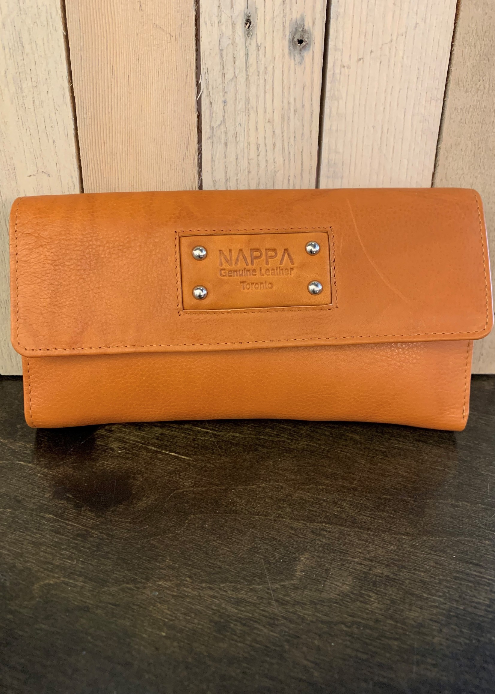 Nappa Emma Leather Wallet * Tan