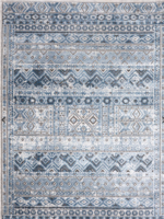Kalora Darcy Area Carpet * 5'-3"x7'-7" * Blue, Cream & Gray * Also Available 8'x10'