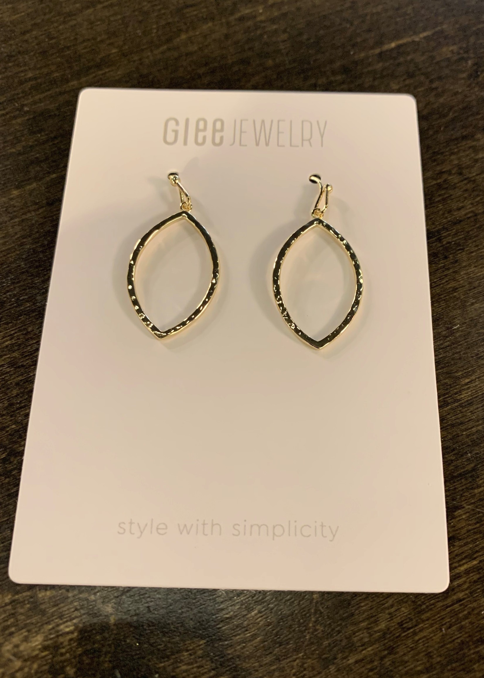 Glee Paisley Earrings * Gold