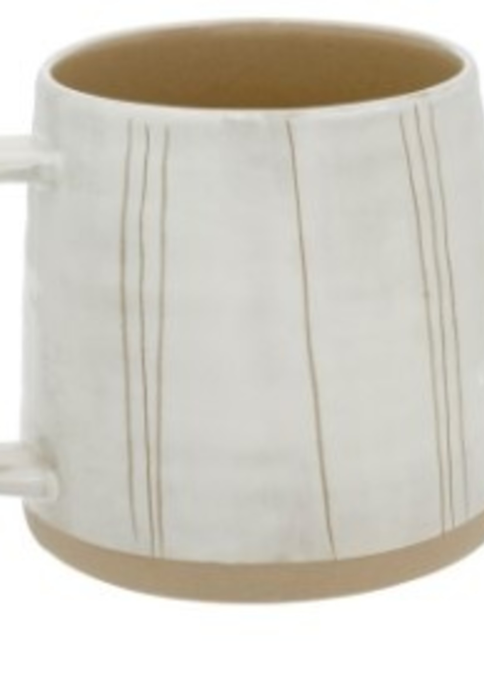 Indaba Sandstone Mug * Stripes