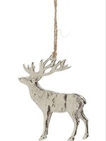 Pine/ADV Christmas Deer Ornament * Silver