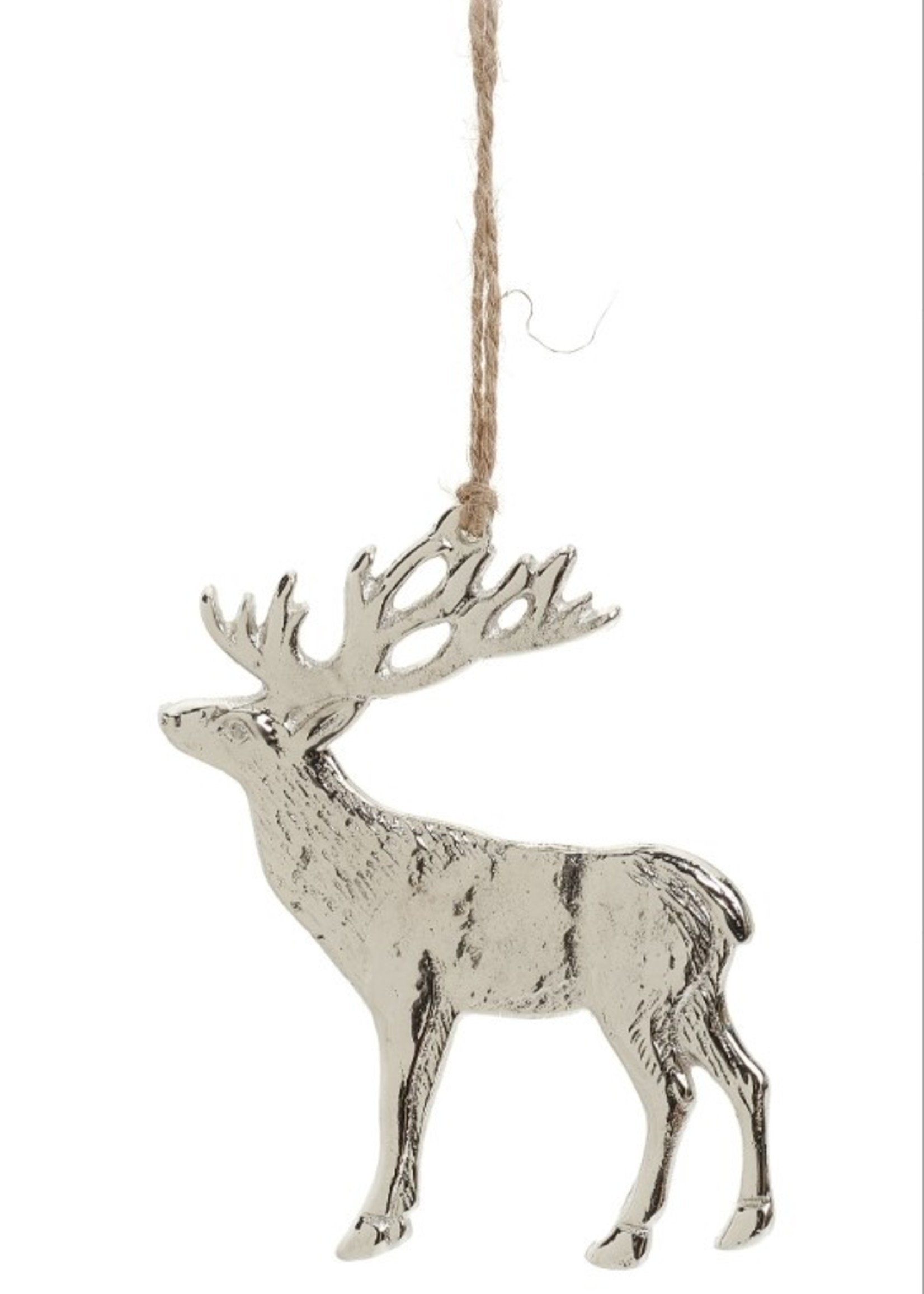 Pine/ADV Christmas Deer Ornament * Silver