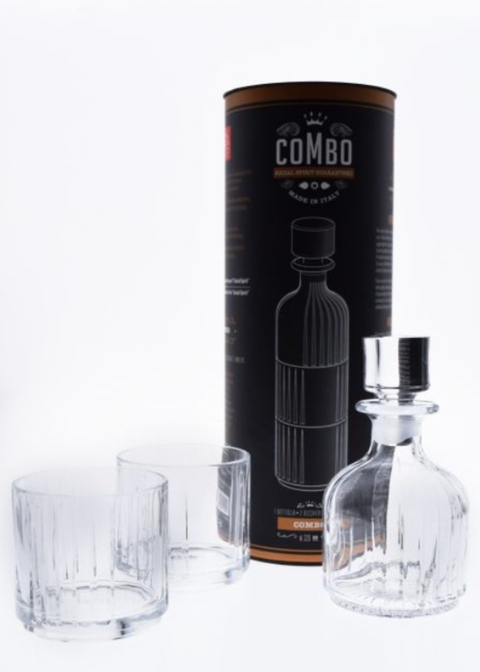 Cuisivin Eco-Crystal Decanter with Two Glasses