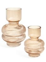Pine/ADV Twill Glass Vase * Small * Oatmeal