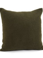 Pine/ADV/Bovi Basel Teddy Cushion * Olive * 20"x20"