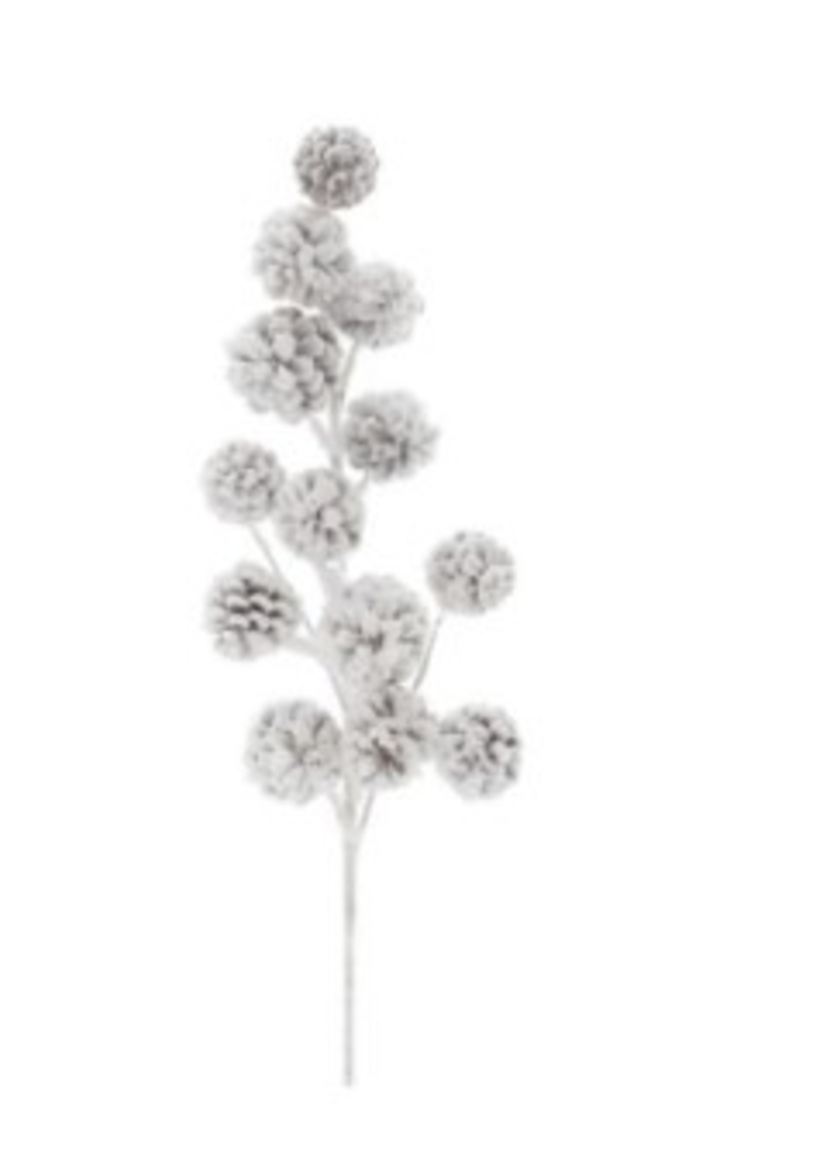 Pine/ADV Spray Snow with Pinecone * 30"