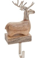 Pine/ADV Christmas Deer Stocking Holder