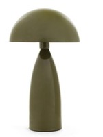 Pine/ADV/Bovi Arcata Mushroom Lamp * Dark Green