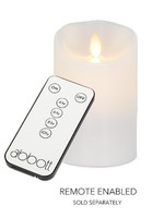 Abbott Flameless Candle * 4.5"H * Ivory * Remote Enabled