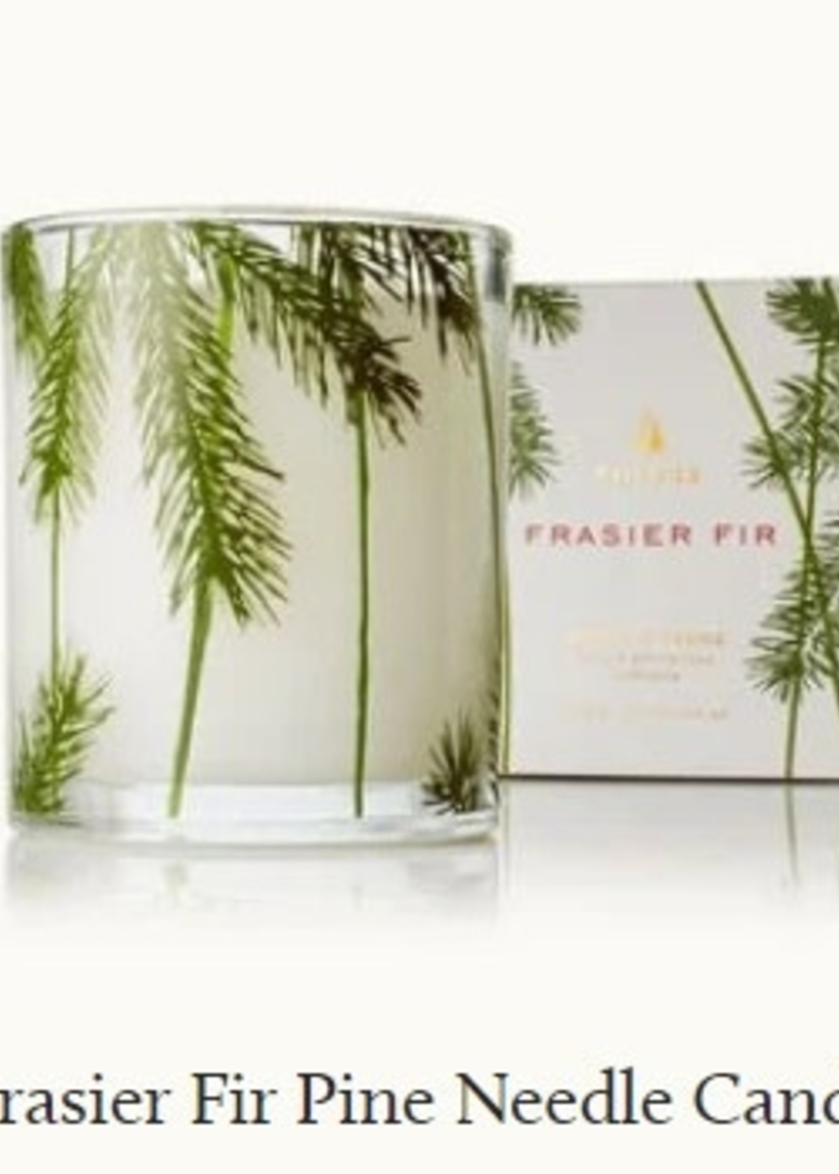 Thymes Fraser Fir Votive Candle * Pine Needle Design * 2 oz
