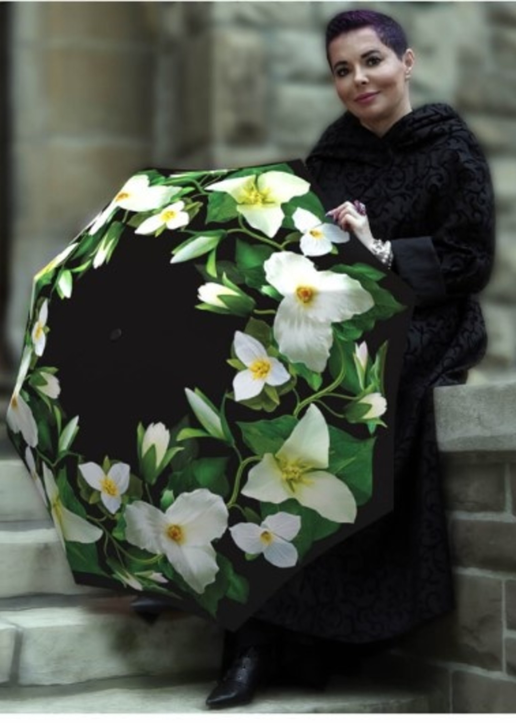 La Bella Umbrella Trillium Reversible Umbrella